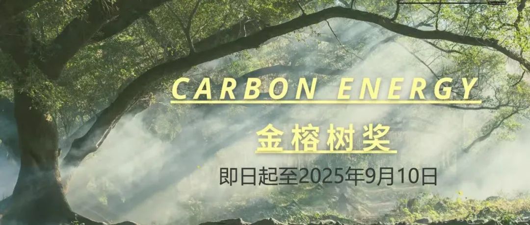 一树一花兴一城，一刊一会开新篇 | Carbon Energy 第二届金榕树奖开放申请