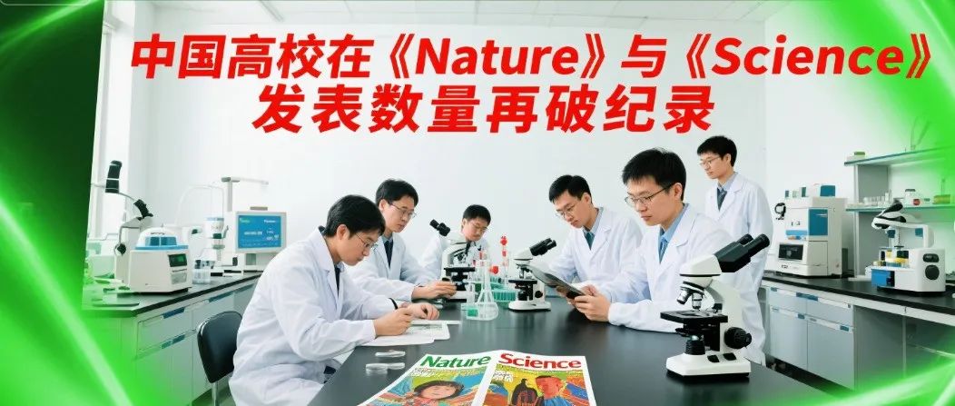 中国高校在《Nature》《Science》的发表数量再破纪录
