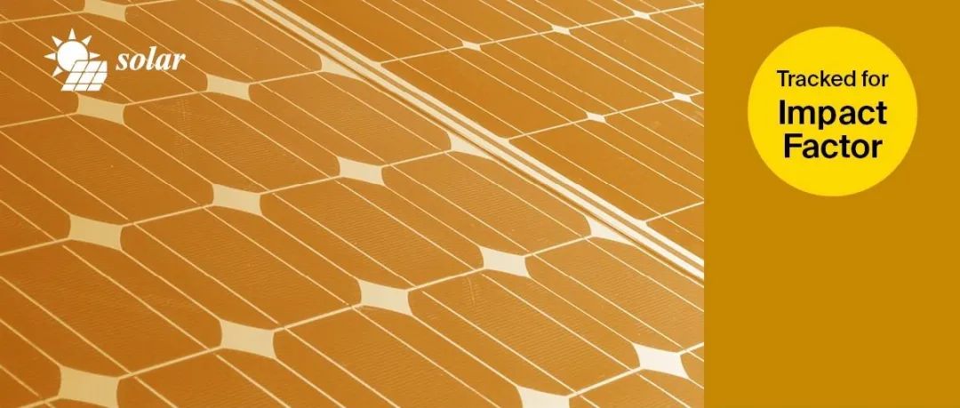 Solar期刊正式被ESCI收录 | MDPI News