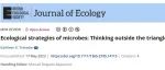 Journal of Ecology | 微生物的生态策略：跳出经典三角框架思考！