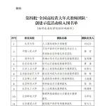 第四批“全国高校黄大年式教师团队”拟入围名单公示！