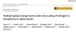 Functional Ecology | 全球变化因子对高山植物氮磷关系的新影响