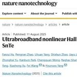 新加坡国立大学×山西师范大学合作发表《Nature Nanotechnology》！