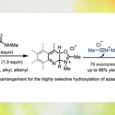 【JACS】上海交大吴华团队：有机催化实现氮杂芳烃间位羟基化