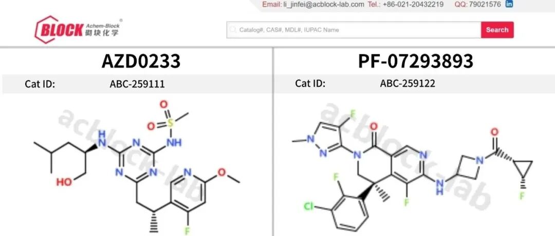 活性分子：AZD0233与PF-07293893｜合成及研究进展