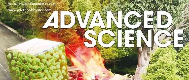 2025年Advanced Science青年科学家创新奖获得者揭晓！