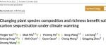 Functional Ecology|在气候变暖背景下，植物物种组成与丰富度的变化有利于土壤碳固存