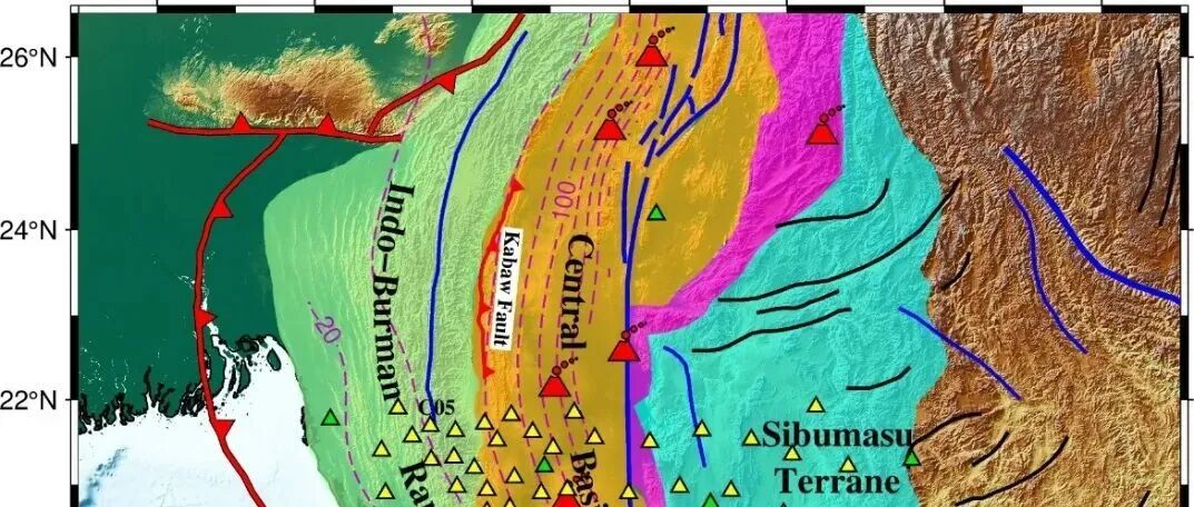 范恩博|艾印双等-JGR：地震各向异性揭示缅甸俯冲带下方地幔流动与地壳变形模式