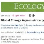 （全文翻译）Ecology Letters | 全球变化不对称地重塑生态系统
