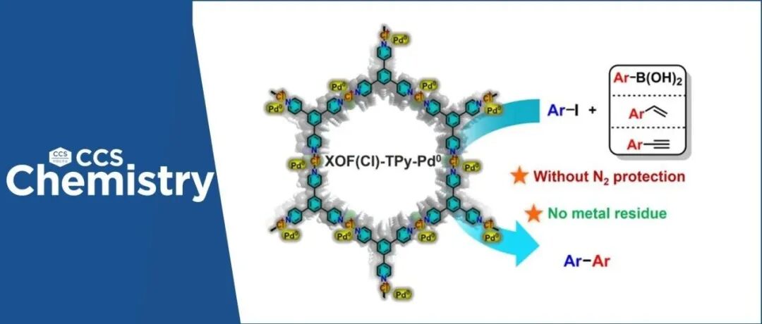 【CCS Chem.】一种基于 N&#8943;Cl+&#8943;N 键的卤键有机框架的构建及应用