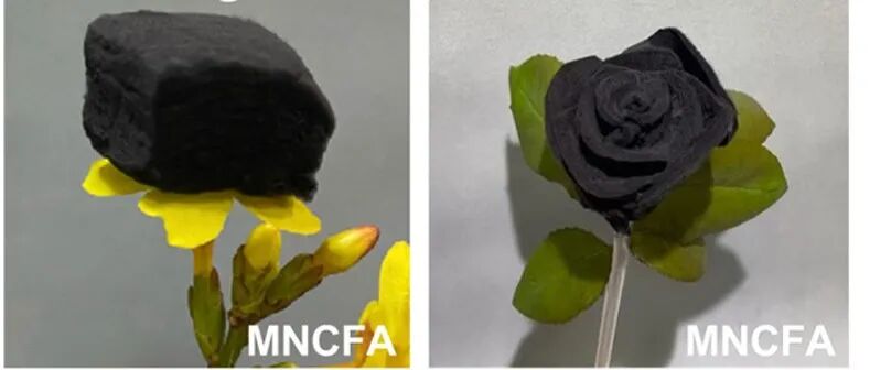 北化工《Carbon》：高柔韧性、弹性的微/纳米碳纤维气凝胶，用于智能机器人和极端环境传感等