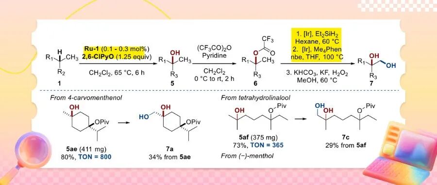 【Angew. Chem.】加州大学伯克利Hartwig组：复杂分子三级C(sp&#179;)─H键的后期氧化羟基化和双羟基化