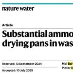 墨尔本大学&昆士兰大学合作Nature Water：污水厂的“隐形排放源”——污泥干化塘释放大量氨气