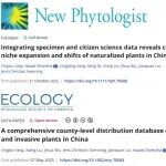 兰州大学生态学院研究团队在《New Phytologist》与《Ecology 》发表两项重要成果！