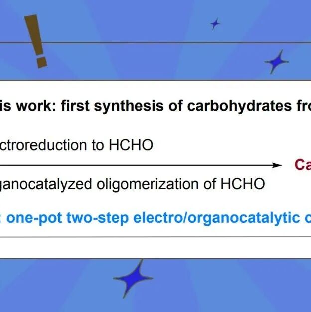 【Chem. Sci.】从单碳到复杂碳链的可持续飞跃：一锅两步电-有机催化一氧化碳到糖类转化