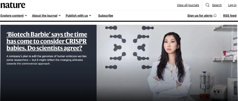 Nature头条：贺建奎前妻成立公司，宣称是时候考虑“CRISPR baby”了