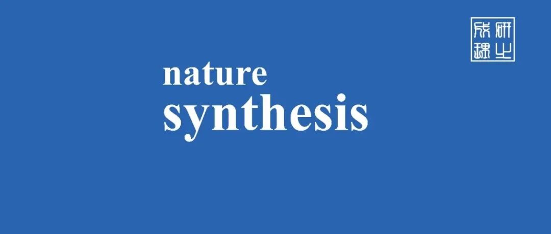 清华大学，Nature Synthesis！