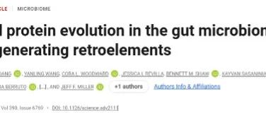 Science丨通过多样性生成逆转录元件在肠道微生物组中实现定向蛋白进化