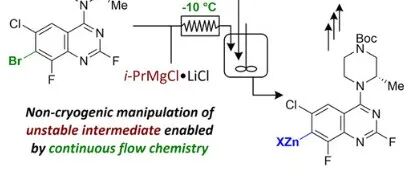 Synthesis of a Highly Functionalized Quinazoline Organozinc