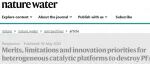 Nature Water：自来水里的隐形危机，PFAS 为什么难以消失？