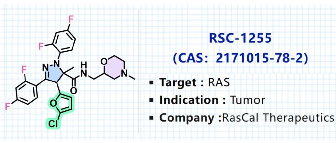 RSC-1255 | 临床I期的pan-RAS靶向抑制剂
