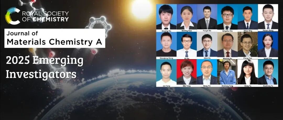 祝贺 2025 JMCA新锐科学家专辑入选作者4/5