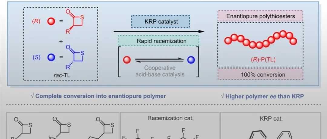 大连理工大学刘野/吕小兵教授 JACS：催化消旋化驱动立体汇聚新策略合成主链手性高分子