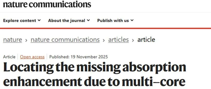 浙江大学李卫军Nat. Commun.：发现“多核”黑碳气溶胶，是全球气候模型中缺失的吸光增强效应的重要来源