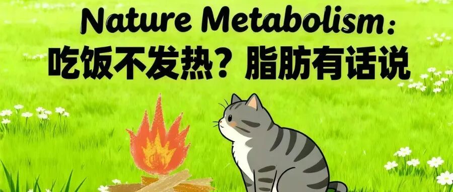 Nature Metabolism：吃饭不发热？脂肪有话说