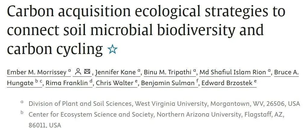 土壤微生物的碳获取生态策略（CAES）｜贫/富营养策略｜C-S-R策略｜Y-S-A策略