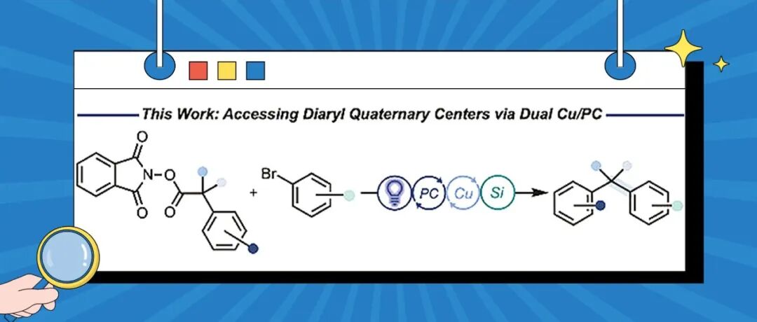 【Angew. Chem.】科罗拉多州立大学Tomislav Rovis教授：Cu/XAT双催化体系构建二芳基季碳中心