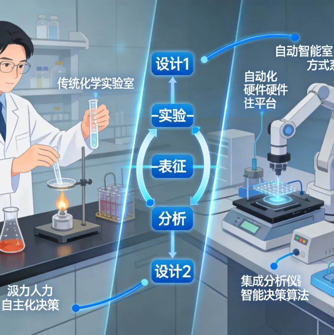 【前沿】从自动化到自主化：化学合成智能实验室的范式转变