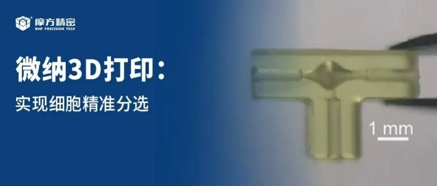 微纳3D打印微流控芯片：实现细胞精准分选的新突破