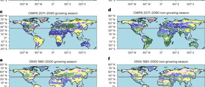 Nat. Geosci. | 气候变化下的农业干旱新兴热点区域