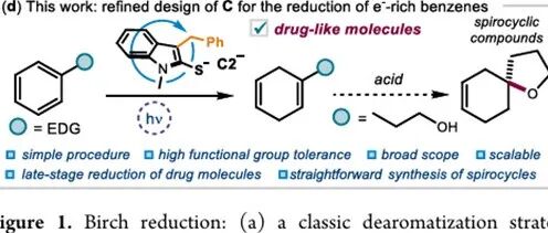 博洛尼亚大学Paolo Melchiorre团队：光促进有机催化Birch还原以修饰药物分子和合成富Sp3-螺环
