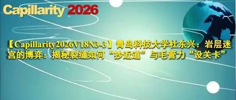 【V18N3-3】青岛科技大学杜东兴：岩层迷宫的博弈：揭秘裂缝如何“抄近道”与毛管力“设关卡”