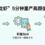 千万别让“小龙虾”吃灰！手搓了一个Skill，5分钟量产高颜值单词卡片