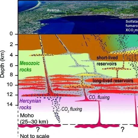 Geosci. Front. | 富挥发分岩浆从源区到地表的运移过程：以坎皮佛莱格雷活动火山口为典型案例