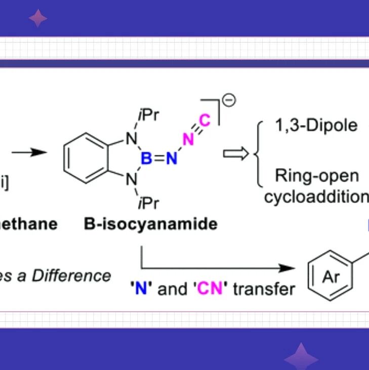 【JACS】上海交大陈朝煌：硼基异氰胺钾—一种新型的双功能氨基-氰基转移试剂