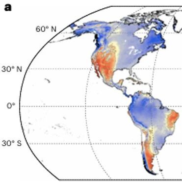 继《Science》，中国农科院草原所李飞团队在《Nature Geoscience》证实全球干旱区植被光合碳吸收增长失速，水分限制全球陆地碳汇增长潜力