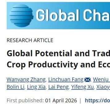 Global Change Biology | 保护性耕作对全球作物生产力和生态系统服务的潜力与权衡