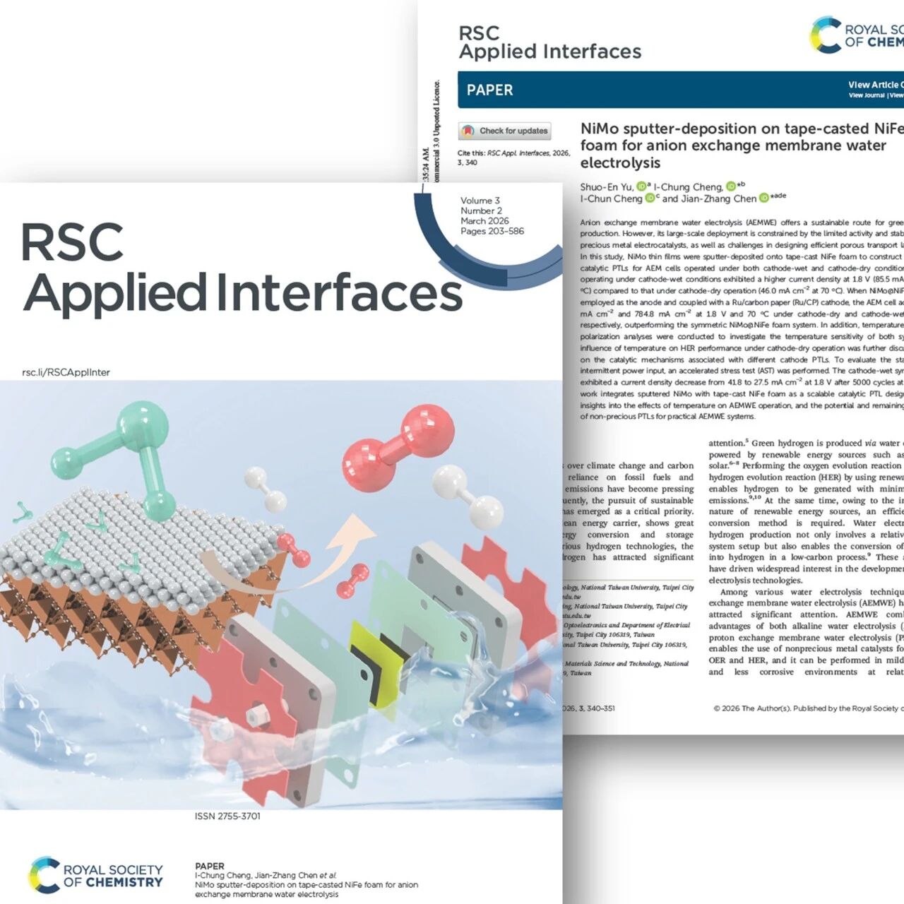 【免费阅读】RSC Applied Interfaces第二期(2026)正式上线！