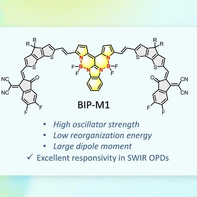 【Angew. Chem.】中国科学院长春应化所刘俊：基于共振硼氮键单元（BIP）的短波红外电子受体