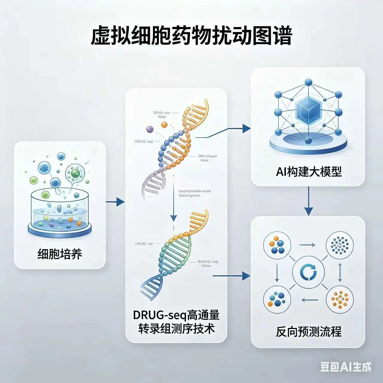 “AI+”新策略: 昕瑞再生药物扰动转录图谱 + AI虚拟细胞