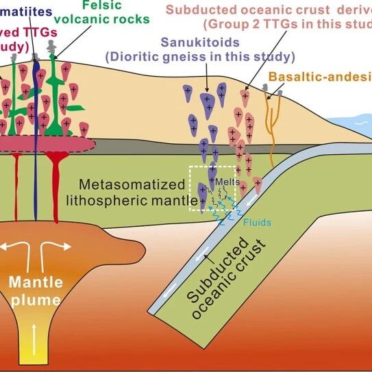 Geosci. Front. | 冀东地区新太古代晚期TTG和闪长质片麻岩岩石成因研究：揭示华北克拉通东部陆块地幔柱与俯冲共存构造体制