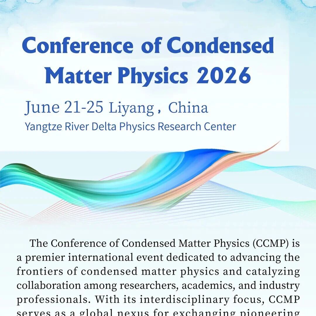 CCMP 2026 Invited Speakers Released – Early Bird Registration Closing Soon