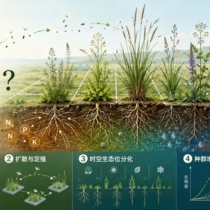 Ecology Letters | 多机制模型预测植物群落组成