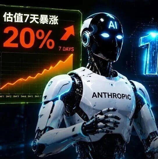 全球AI新王诞生！Anthropic估值冲爆1.2万亿，首次反超OpenAI