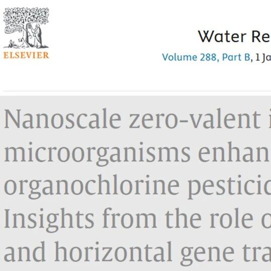 【美文赏析】重庆大学王翔联合北京市生态环境保护科学研究院王世杰团队Water Research: 纳米铁+微生物——如何联手“吃掉”顽固农药？