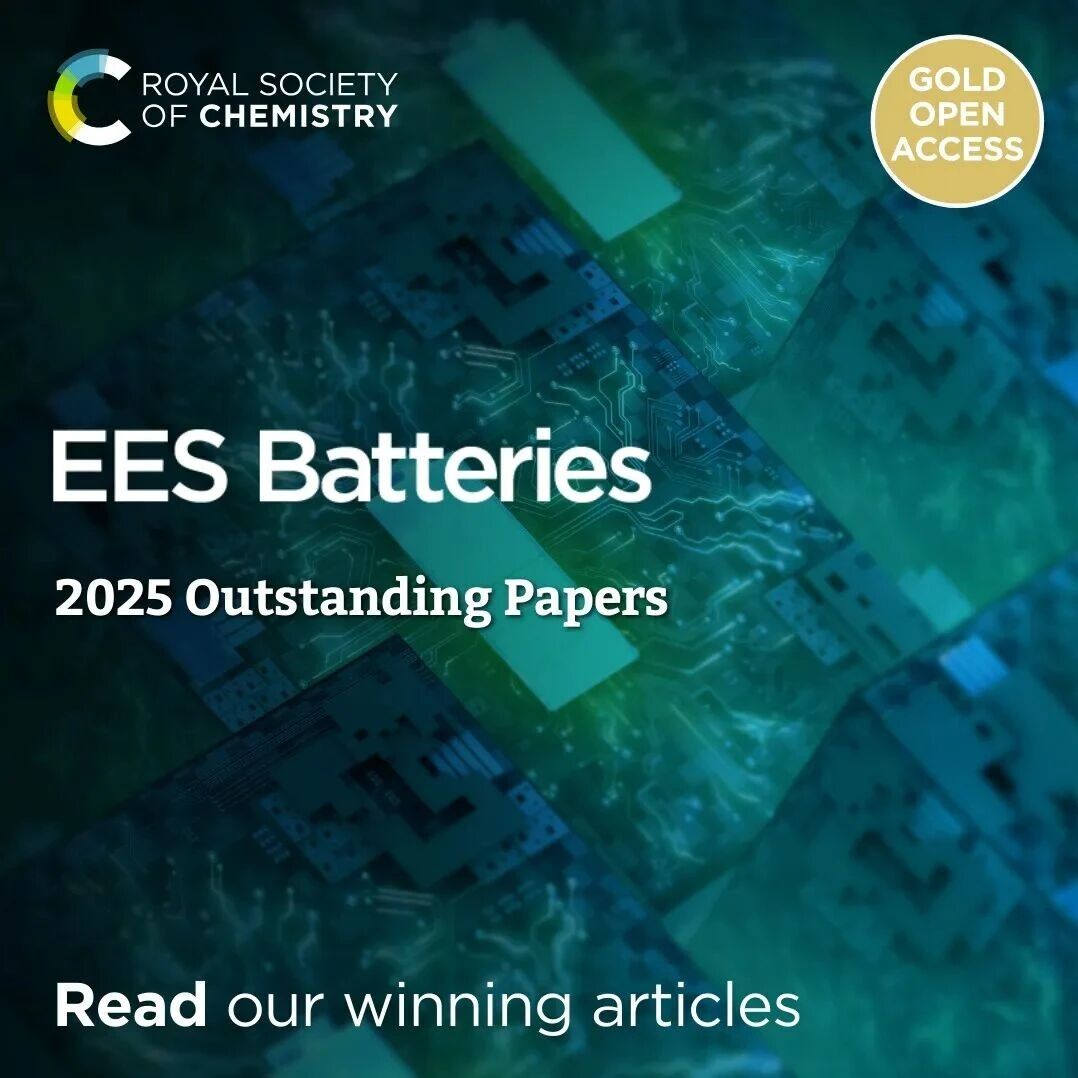 EES Batteries 2025卓越论文公布